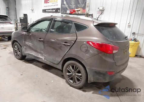 2014 Hyundai Tucson Se from USA, damaged, VIN KM8JUCAG7EU855666